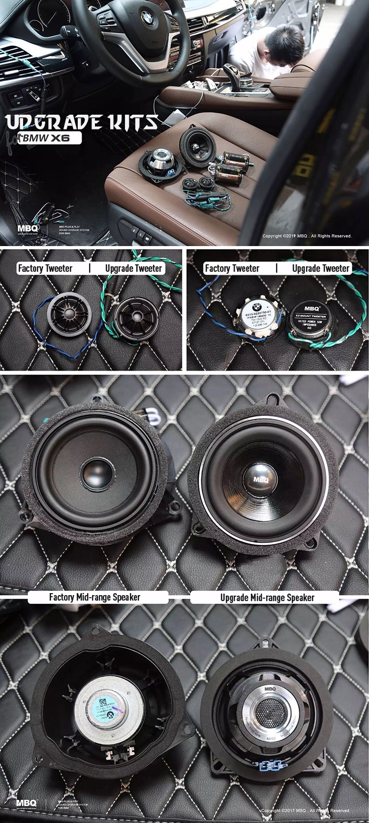 MBQ 寶馬專(zhuān)車(chē)專(zhuān)用兩分頻套裝喇叭 U40